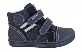 Dětská kotníková obuv Protetika  Fleo black černá/šedá