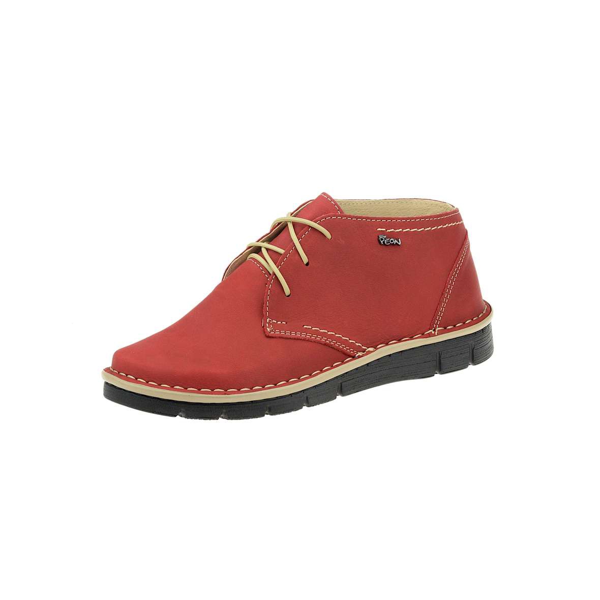  Peon  PP/102-48 dámská obuv kotníčková červená