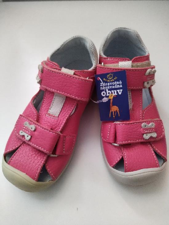 DPK dívčí kožené sandály K51015-2WPT