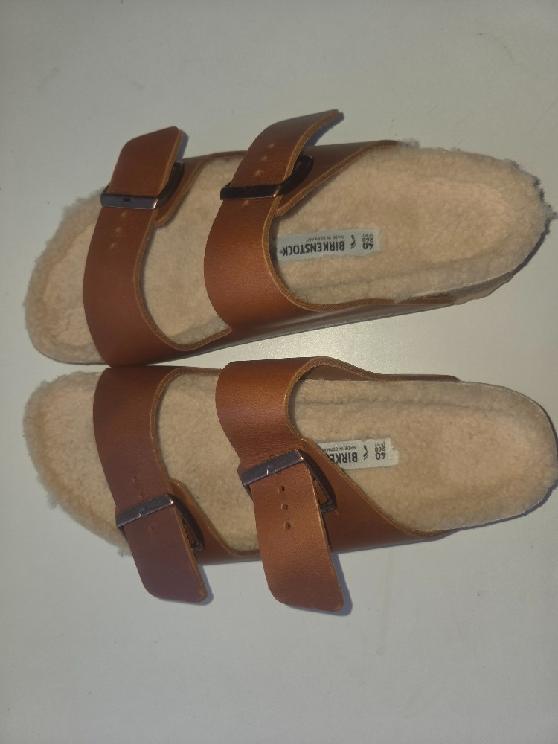 Dámské pantofle Birkenstock Arizona BS Antique Pull Cognac